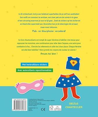 Deltas Super girls sticker fun - aankleedpoppen stickerboek