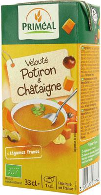 Primeal Veloute gebonden soep pompoen kastanje bio 330 Milliliter