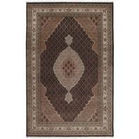 MOMO Rugs - Tabriz Royal Fine Black Cream 03 - 201x300 cm Vloerkleed - thumbnail