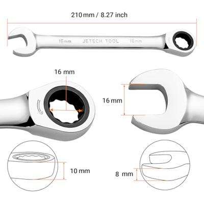 Combinatiesleutel Jetech Tool Ratel Combinatiesleutel Jetech Tool Ratel