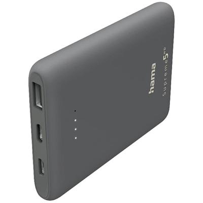 Hama Power Pack Supreme 5HD 5000mAh Uitgang: USB-C Grijs