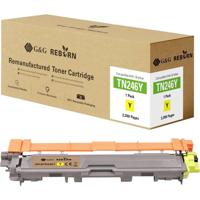 G&G Toner vervangt Brother TN-246Y Compatibel Geel 2200 bladzijden Reborn remanufactured 21198 - thumbnail