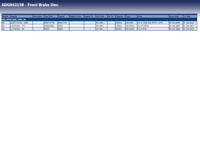 Remschijf voor ADG043158 - thumbnail