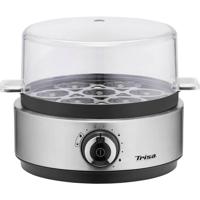 Trisa Vario Eggs Eierkoker RVS, Zwart - thumbnail