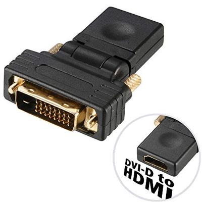 Akasa AK-CBHD16-BK DVI-D HDMI Zwart kabeladapter/verloopstukje