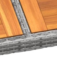 11-delige Tuinset poly rattan grijs - thumbnail