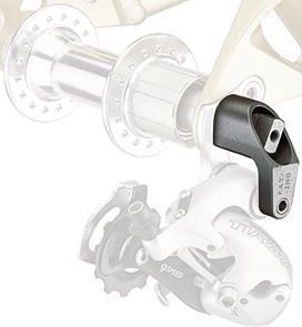 MOUNTY achterderailleur-beschermer "gear-guard" rear der.prot. gear guard b/sil.