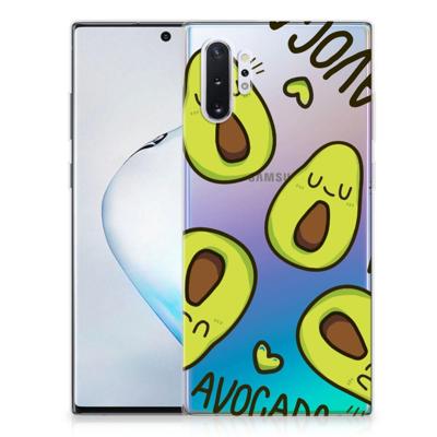 Samsung Galaxy Note 10 Plus Telefoonhoesje met Naam Avocado Singing Samsung Galaxy Note 10 Plus Telefoonhoesje met Naam Avocado Singing