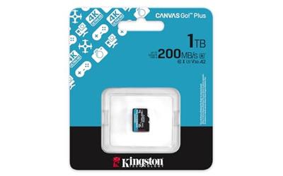 Kingston Canvas Go! Plus microSDXC-kaart 1 TB Class 10 UHS-I Kingston Canvas Go! Plus microSDXC-kaart 1 TB Class 10 UHS-I