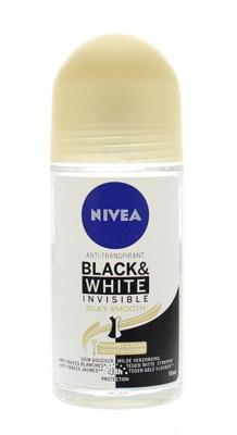 Nivea Deodorant black & white smooth roller 50 Milliliter