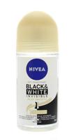 Nivea Deodorant black & white smooth roller 50 Milliliter - thumbnail