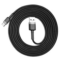 Baseus CATKLF-CG1 USB-kabel 2 m USB A USB C Zwart, Grijs - thumbnail