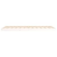 Bedframe massief grenenhout wit 90x200 cm - thumbnail