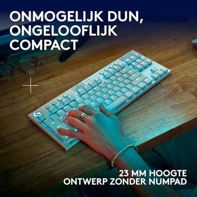 Logitech G G915 X Lightspeed TKL toetsenbord Draadloos Wit - GL Tactile
