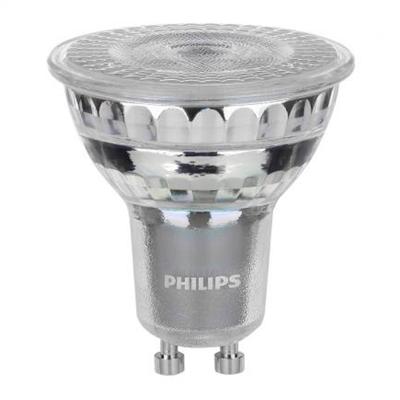 Philips LED spot GU10 6,2-80W 4000K dimbaar - LED3454 Philips LED spot GU10 6,2-80W 4000K dimbaar - LED3454