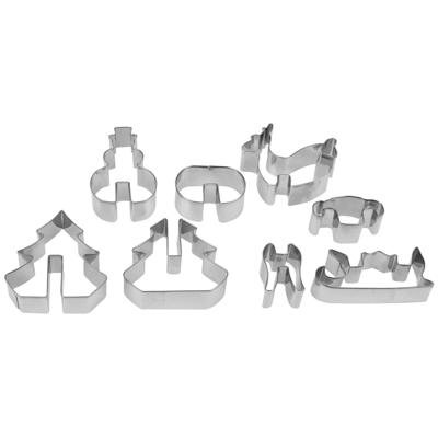 La Cucina Uitsteekvormenset 3d kerstkoekjes, 8dlg. La Cucina Uitsteekvormenset 3d kerstkoekjes, 8dlg.