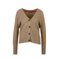 s.Oliver gebreid vest met wol beige - thumbnail