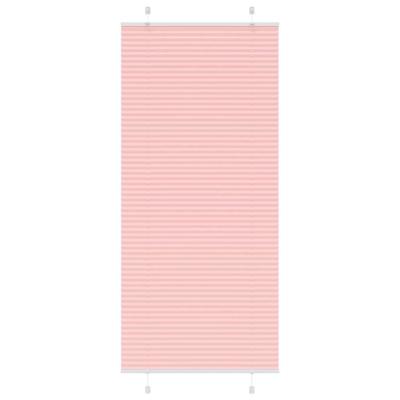 Pliss rolgordijn 90x200 cm stofbreedte 89,4 cm polyester roze