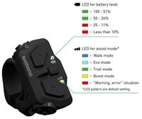 Shimano schakeleenheid (links) steps sw-en600-l 22,2 mm klemming - thumbnail