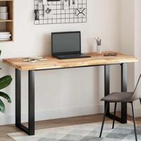 Tafelblad rechthoekig 140x60x4 cm massief acaciahout - thumbnail