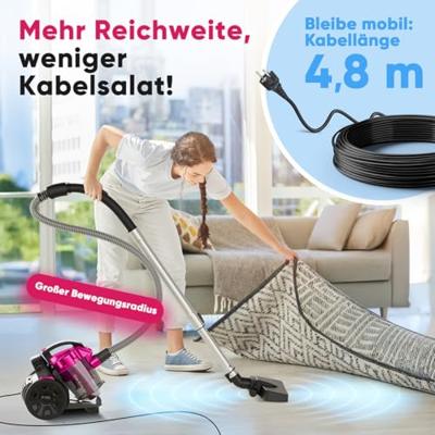 Profi-Care PC-BS 3134 Stofzuiger zonder zak Zakloos