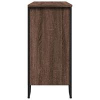 Dressoir 101x35,5x74,5 cm bewerkt hout bruin eikenkleur - thumbnail