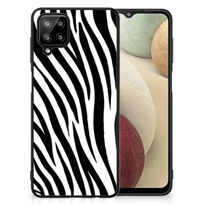 Samsung Galaxy A12 Dierenprint Telefoonhoesje Zebra Samsung Galaxy A12 Dierenprint Telefoonhoesje Zebra