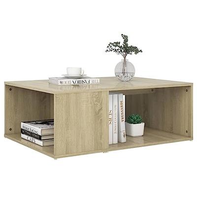 Salontafel 90x67x33 cm bewerkt hout sonoma eikenkleurig