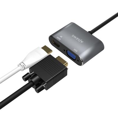 Adapter HDMI naar VGA Aisens A109-0627 Grijs 15 cm