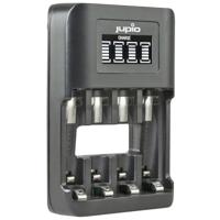 Jupio USB 4-slots Ultra Fast AA/AAA batterijlader - thumbnail