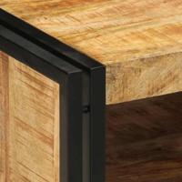 Salontafel 50x50x38 cm massief ruw hout mango - thumbnail