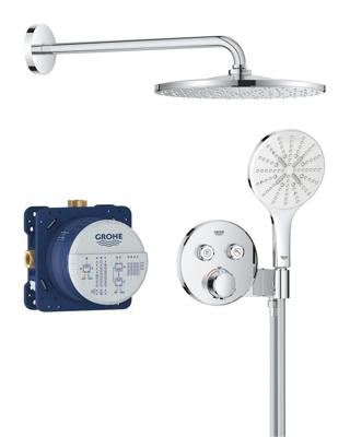 Inbouwdoucheset - Alle straalsoorten - Thermostatische mengkraan - GROHE - 34877000 - Grijs Inbouwdoucheset - Alle straalsoorten - Thermostatische mengkraan - GROHE - 34877000 - Grijs