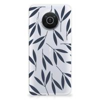 Nokia X10 | X20 | TPU Case | Leaves Blue - thumbnail