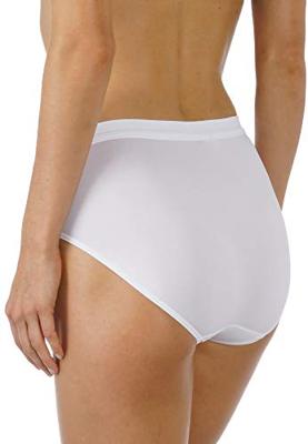 Emotion - dames taille slip viscose - Comfortabele hoge dames onderbroek - Katoenen kruisje