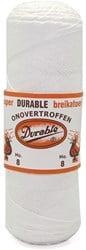 Durable Breikatoen 9 Wit - Haakgaren / Breigaren Durable Breikatoen 9 Wit - Haakgaren / Breigaren