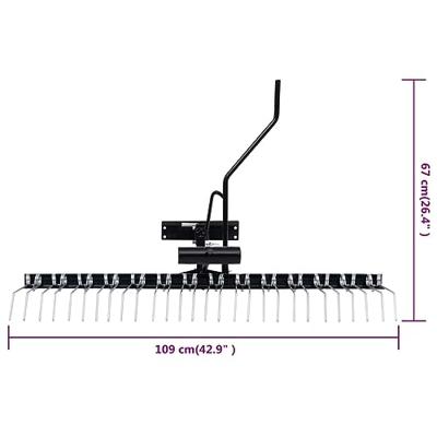 Verticuteerder voor zitmaaier 109 cm