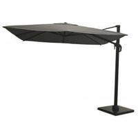 Nesling Coolfit zweefparasol Plus antraciet 3 x 3 meter - thumbnail