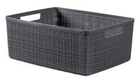 Curver jute mandje M 12 liter donkergrijs - thumbnail