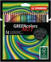 Stabilo greencolors kleurpotloden arty, 24st. - thumbnail