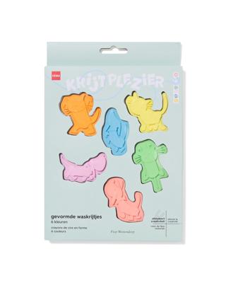HEMA Takkie en Siepie gevormde waskrijtjes - 6 stuks