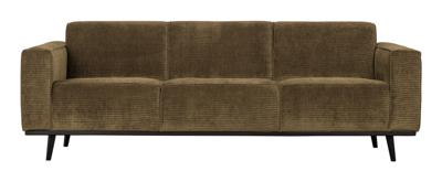 WOOOD Bank 3-zits 'Statement' Rib, kleur Rock