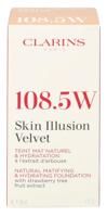 Clarins Skin Illusion Velvet Foundation Cashew 30ml - thumbnail