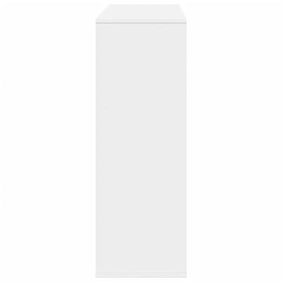 Boekenkast 100x33x156,5 cm bewerkt hout wit