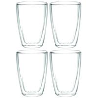 4 Hi Latte Macchiato glazen - dubbelwandige glazen - 400ml - thumbnail
