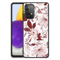 Kleurrijke Telefoonhoesje Samsung Galaxy A72 (5G/4G) Watercolor Flowers - thumbnail