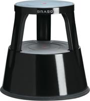 Opstapkruk BRASQ 42cm metaal zwart - thumbnail