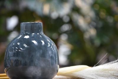 Zzing vaas Jippy 11x10 cm - grijs Zzing vaas Jippy 11x10 cm - grijs