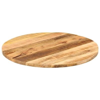 Tafelblad rond 90x2,5 cm massief ruw mangohout Tafelblad rond 90x2,5 cm massief ruw mangohout