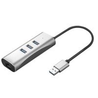 VALUE USB 3.2 Gen 1 naar Gigabit Ethernet Converter + 3 poorts USB hub - thumbnail