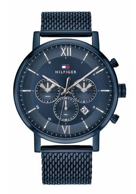 Tommy Hilfiger Herenhorlogemet blauwe wijzerplaat - 1710397